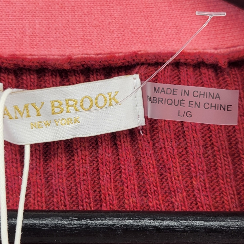 Ramy Brook SWEATER DRESS Ribbed Size Large - Picture 4 of 8